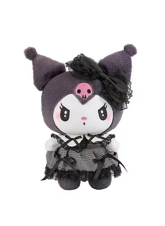 Cartoon Anime Black Maid Kuromi Melody Cinnamoroll Kawaii Plush Toys Cute Stuffed Plushie Doll Kids Birthday Gift 30Cm