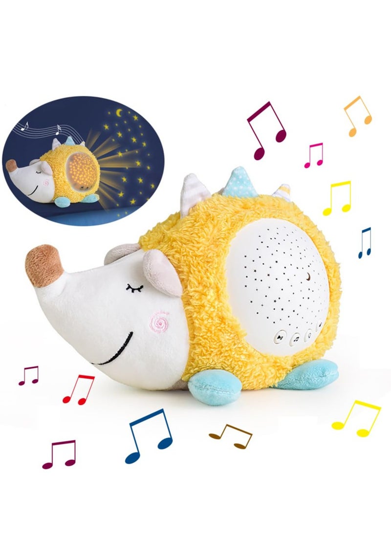 Starlight Projector for Kids – Plush Hedgehog Night Light with 10 Lullabies, Volume Control, and Soothing Star Projection – Ideal for Newborns, Toddlers, and Perfect Birthday & Holiday Gift