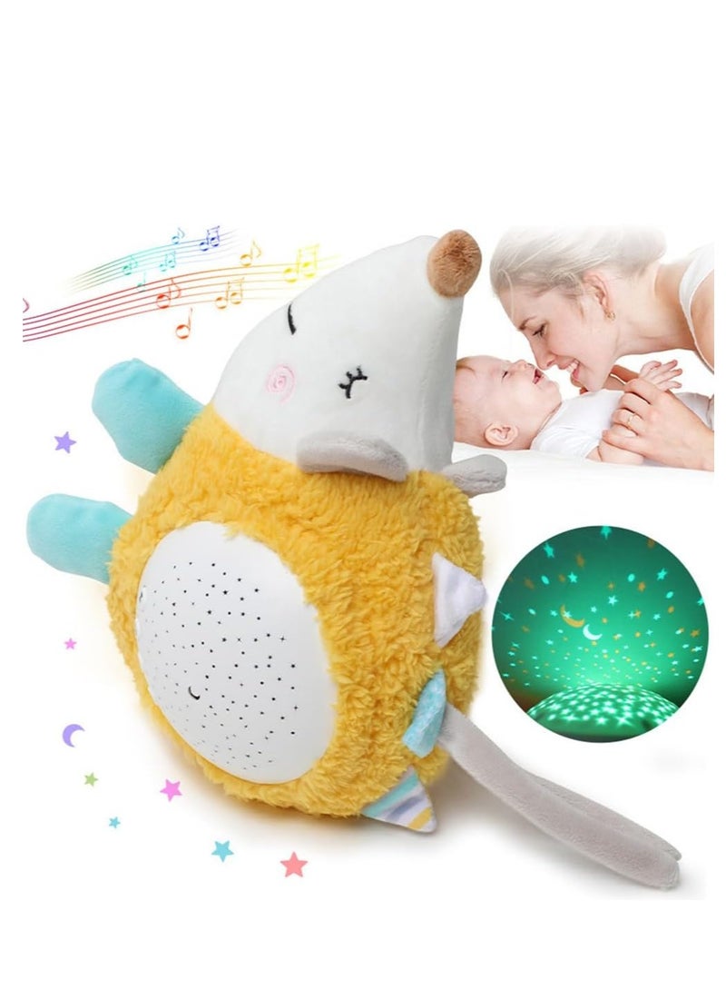 Starlight Projector for Kids – Plush Hedgehog Night Light with 10 Lullabies, Volume Control, and Soothing Star Projection – Ideal for Newborns, Toddlers, and Perfect Birthday & Holiday Gift