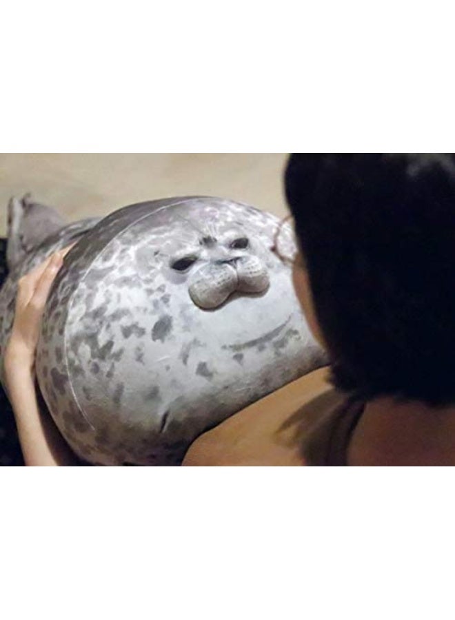 MerryXD Chubby Blob Seal Pillow,Stuffed Cotton Plush Animal Toy Cute Ocean Large(23.6 in)â€¦