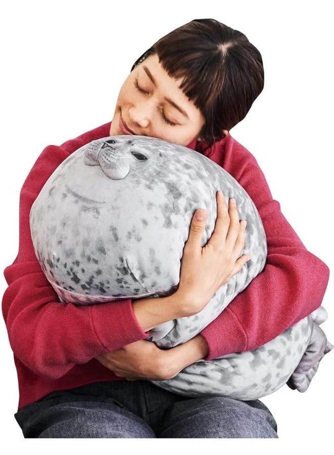 MerryXD Chubby Blob Seal Pillow,Stuffed Cotton Plush Animal Toy Cute Ocean Large(23.6 in)â€¦