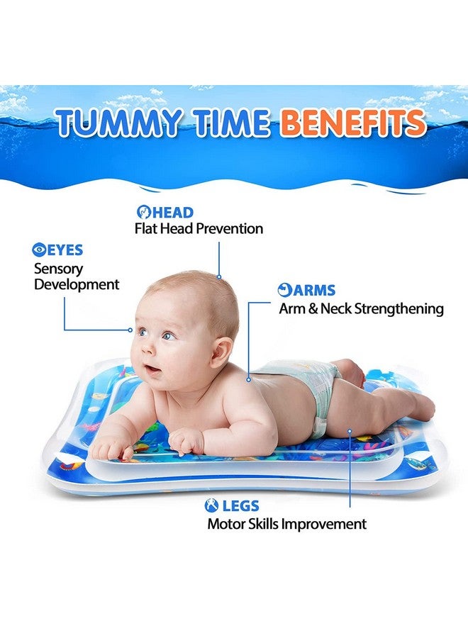 Baby Water Play Mat Can Be Used All Seasons Inflatable Tummy Time Water Mat Leakproof Water Play Mat Fun Activity Play Center Indoor And Outdoor Water Play Mat For Babyp88