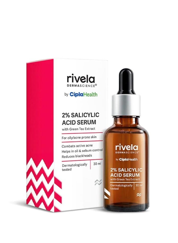 Rivela Dermascience 2% Salicylic acid face serum - 30ml