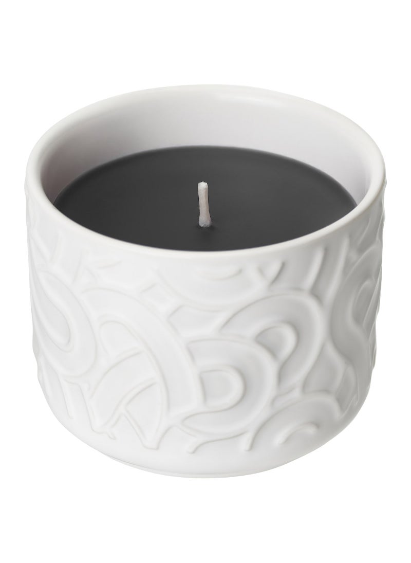 Scented Candle In Ceramic Jar, White, 25 Hr