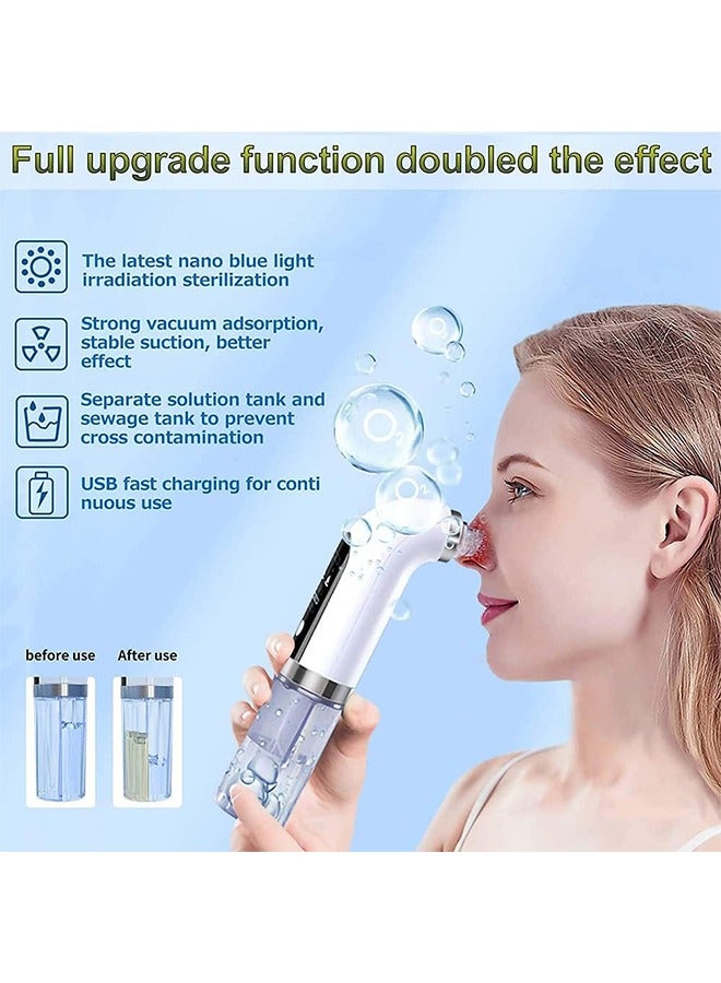 Super Micro Bubblebeauty Instrument, Blackhead Remover Pore Vacuum Cleaner, Comedo Removal Suction Beauty Device, Facial Pore Cleaner with 6 Suction Powers, for Deep Cleansing and Exfoliation