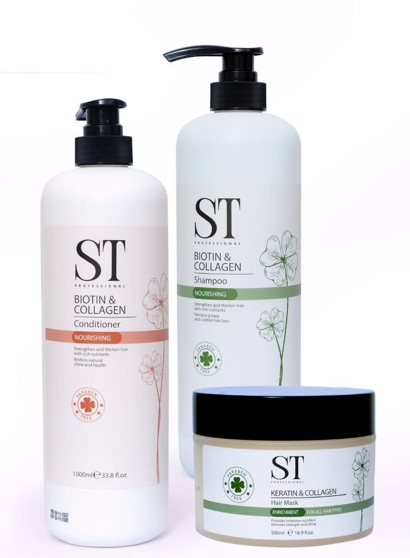 ST Shampoo Conditioner & Mask Kit