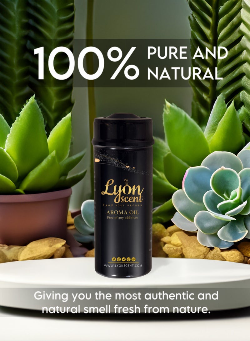 Lyon Scent Aroma Oil, 100% Pure Oil, Perfume for Air Freshener, Diffuser Aroma, Fragrance Oil, Air Freshener Oil refill, Essential Scented Oil, Luxurious Scent (Dubai Mall)