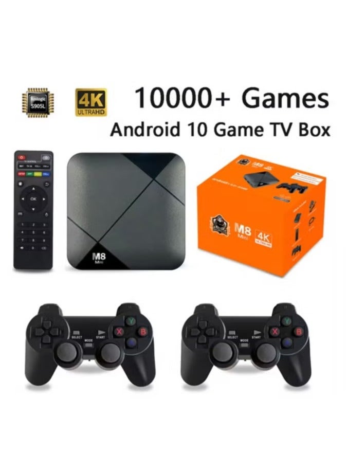 M8 Mini Game Box – Retro Video Game Console S905, HD 4K Output, 4G Wireless, Super Console with 10,000+ Games