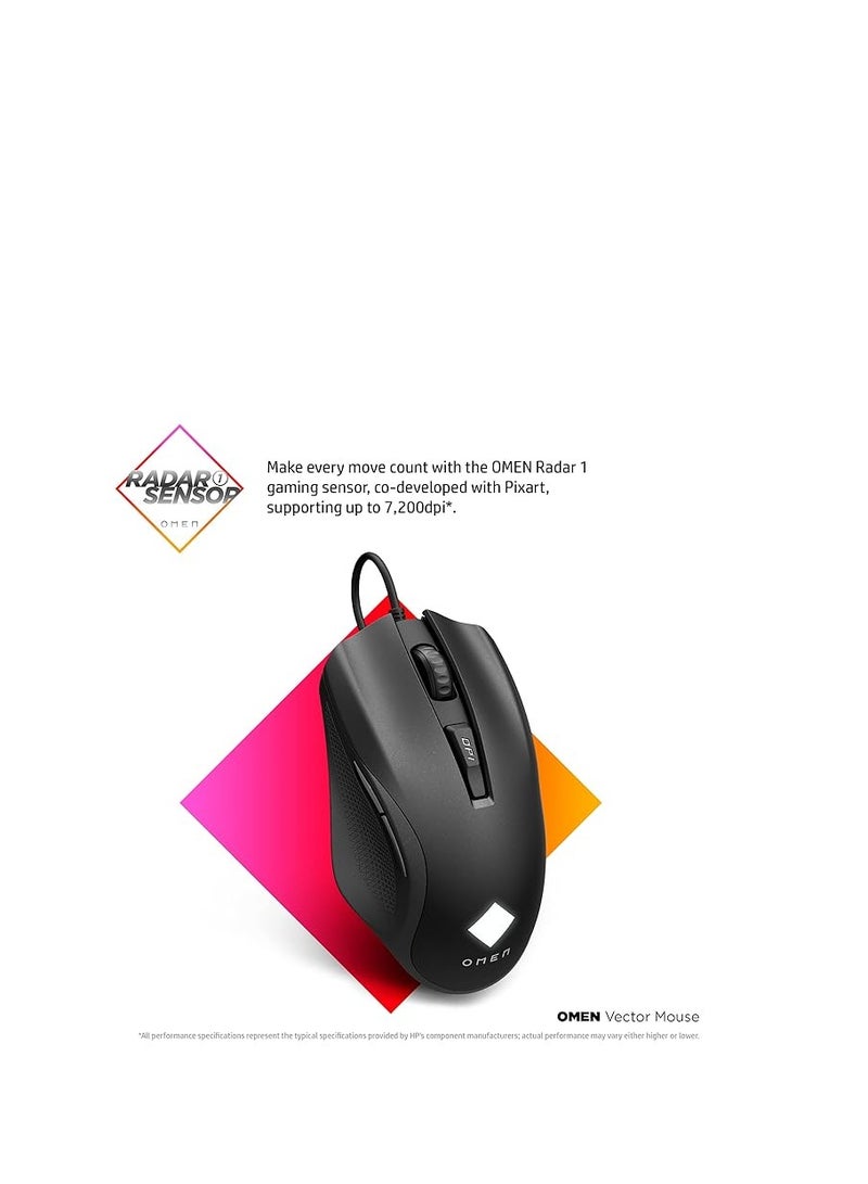 Vector Essential Gaming Mouse Black