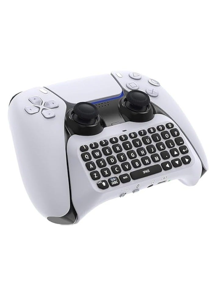 Wireless Keyboard for Controller, Bluetooth 3.0 Mini Chatpad Message Game Keyboard Keypad, Built-in Speaker with 3.5mm Audio Jack for Messaging and Gaming Live Chat