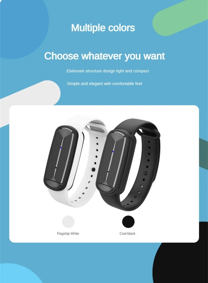 M90 Ultrasonic Mosquito Repellent Bracelet for Kids 100 Percent Natural Non Toxic Essential Oil Pest Control Watch