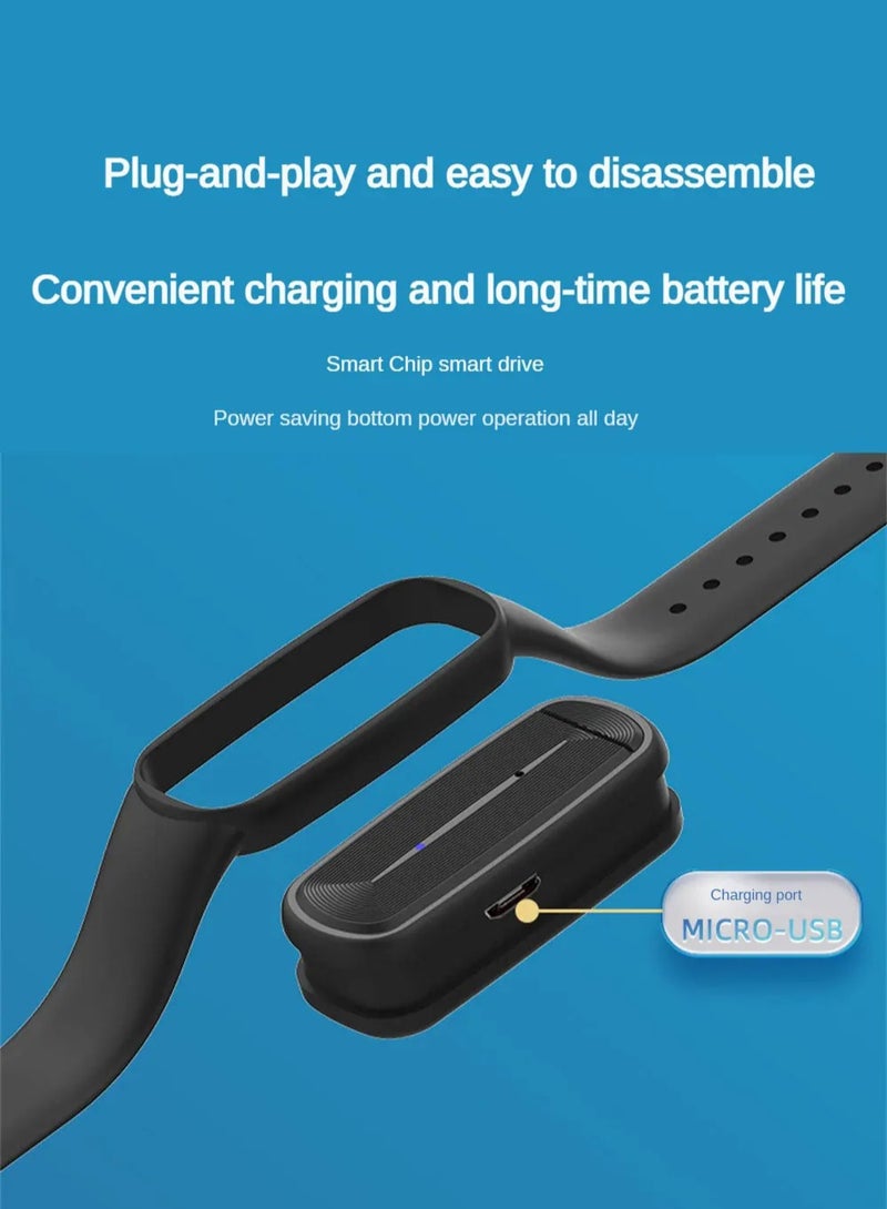M90 Ultrasonic Mosquito Repellent Bracelet for Kids 100 Percent Natural Non Toxic Essential Oil Pest Control Watch
