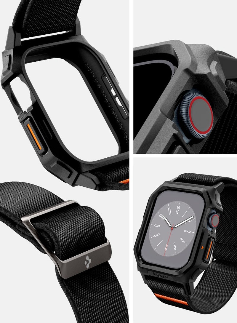 Lite Fit Pro for Apple Watch Series 10 (46mm) Case with Band - Matte Black