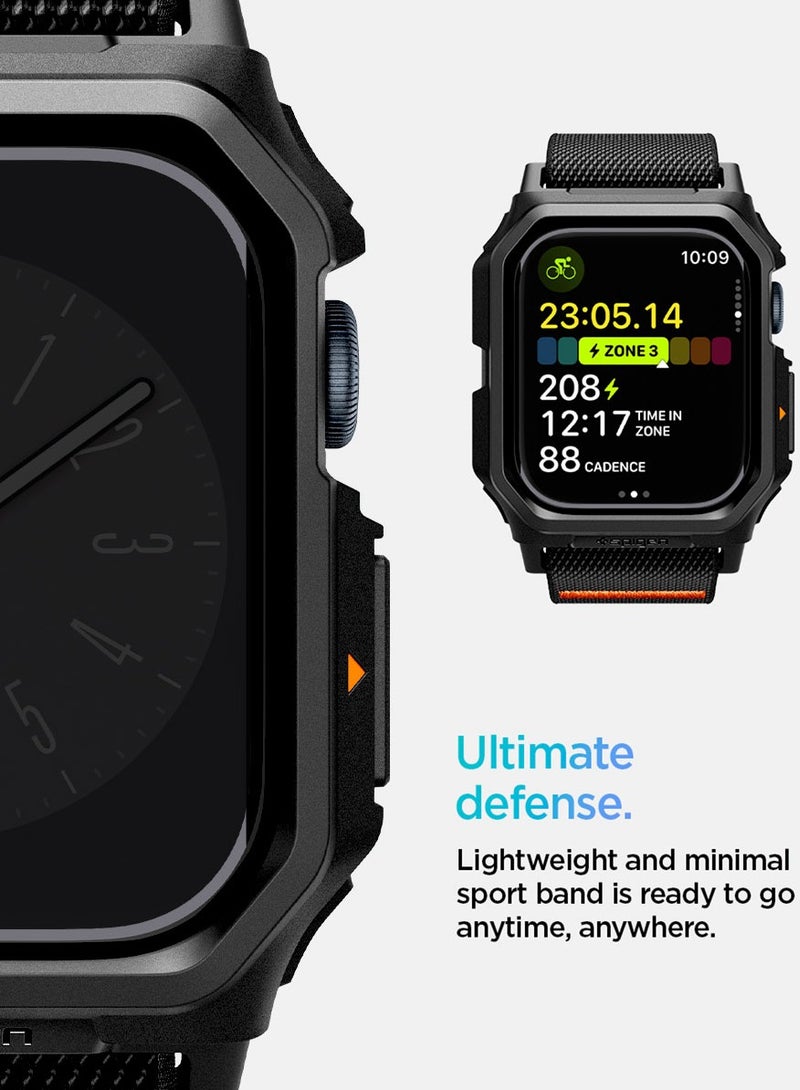 Lite Fit Pro for Apple Watch Series 10 (46mm) Case with Band - Matte Black