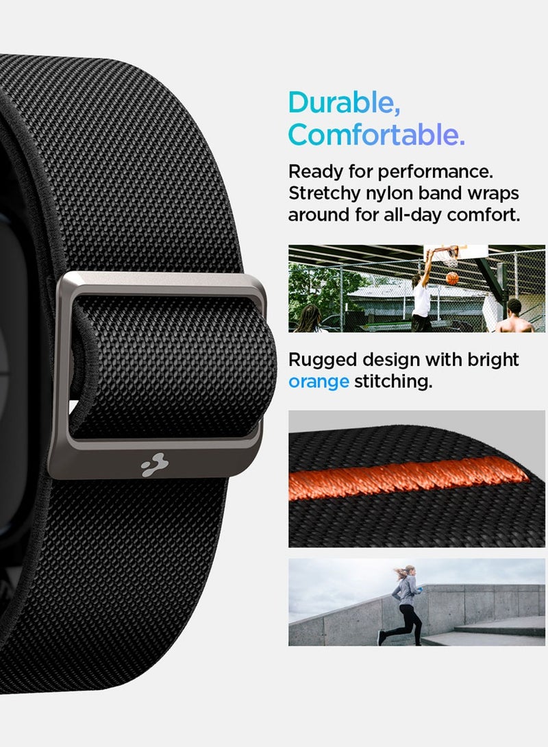 Lite Fit Pro for Apple Watch Series 10 (46mm) Case with Band - Matte Black