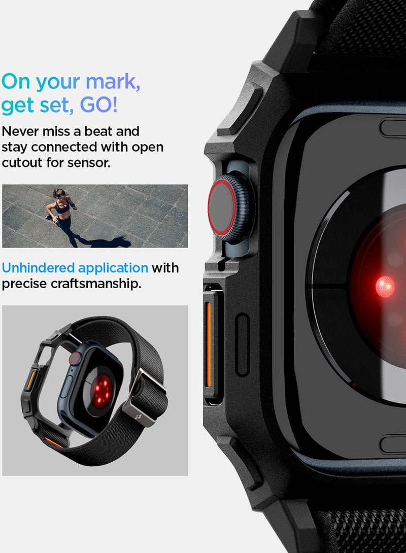 Lite Fit Pro for Apple Watch Series 10 (46mm) Case with Band - Matte Black