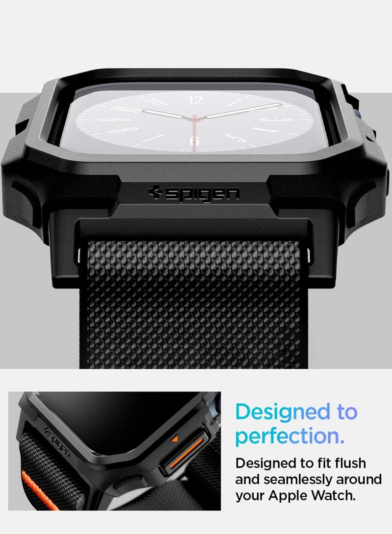 Lite Fit Pro for Apple Watch Series 10 (46mm) Case with Band - Matte Black