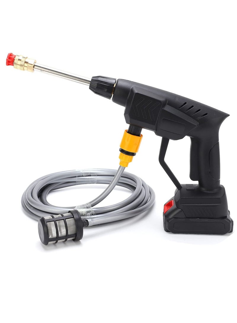 Cordless Handheld Wireless Pressure Washer Gun With Double Battery