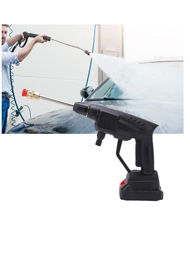 Cordless Handheld Wireless Pressure Washer Gun With Double Battery