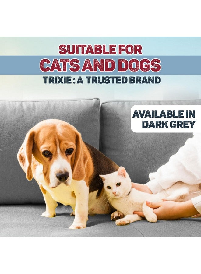 Capri 3 Pet Carrier | Made With Biodegradable Plastic, Cat Travel Carrier, Pets Carrier, Cat Carrier Cage, Carrier For Dogs | Can Hold Upto 8 Kg - 24 X 16 X 15 Inch, Pastel Blue