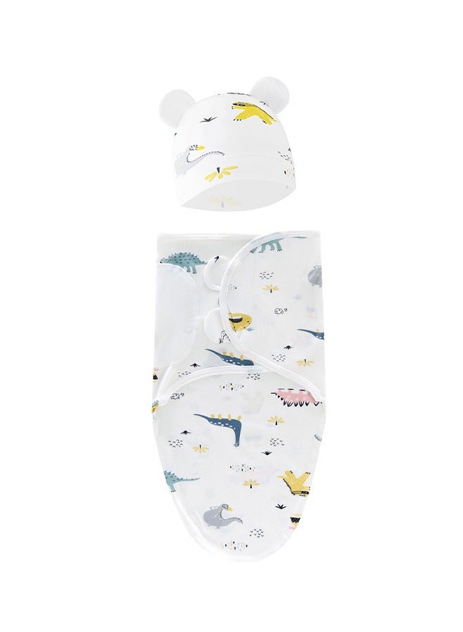 3PCS baby swaddle sleeping bag with hood soft and skin-friendly easily improve baby's sleep suitable for all seasons