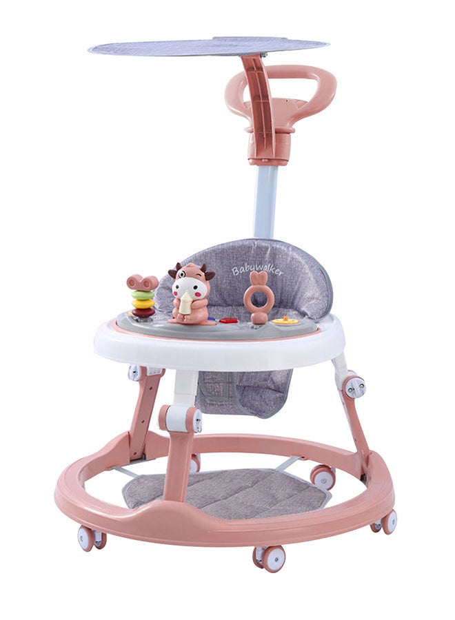 Multifunctional Baby Anti-O-Shaped Leg Push Walker With Foot Pedals