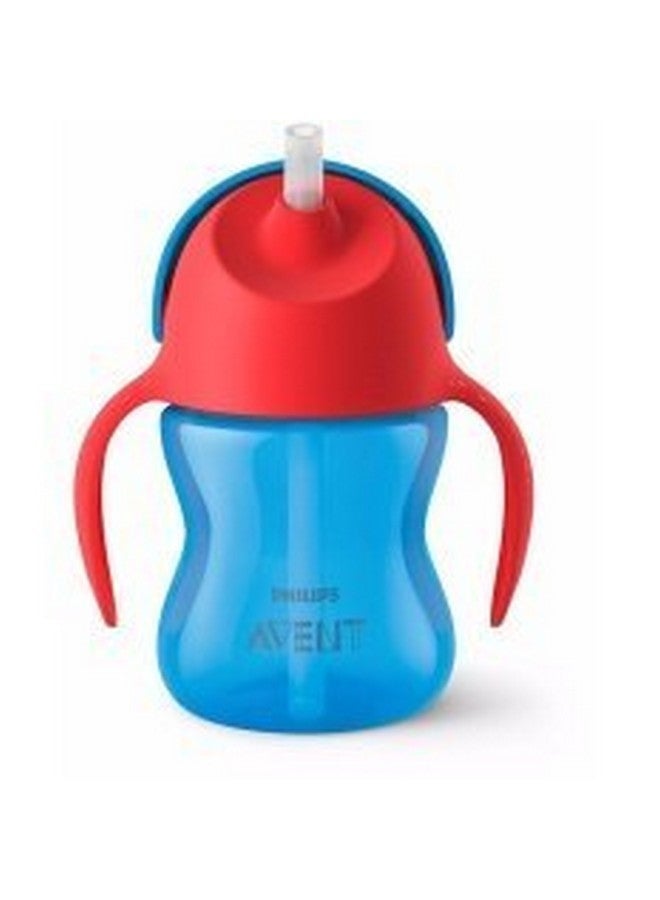 Philips Avent Plastic My Bendy Straw Cup 200Ml/ 7Oz (9M+) (Blue)