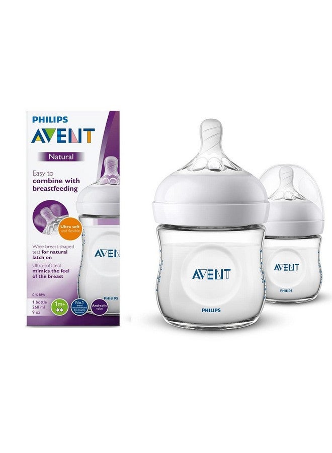 Philips Avent Natural Response 3.0 Baby Bottle 260Ml (Pack Of 2) Scy903/02