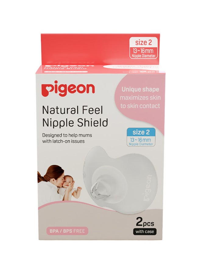 Natural-Fit Silicone Nipple Shield, Pack Of 2