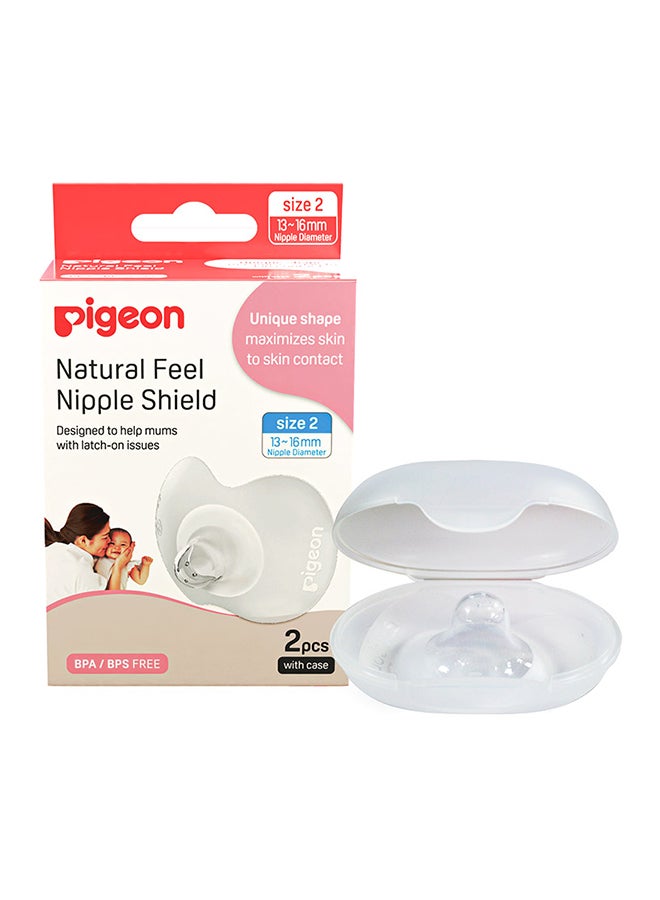 Natural-Fit Silicone Nipple Shield, Pack Of 2