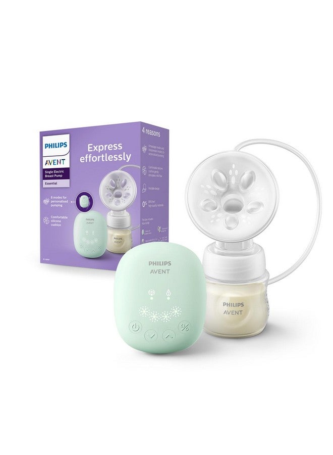 Philips Avent Electric Breast Pump Scf323 | Soft Adaptive Cushion One Size Fits All | Portable & Compact Usb Charging | 4 Stimulation & 4 Expression Modes| Gently Stimulates Milk Flow | Easy To Clean