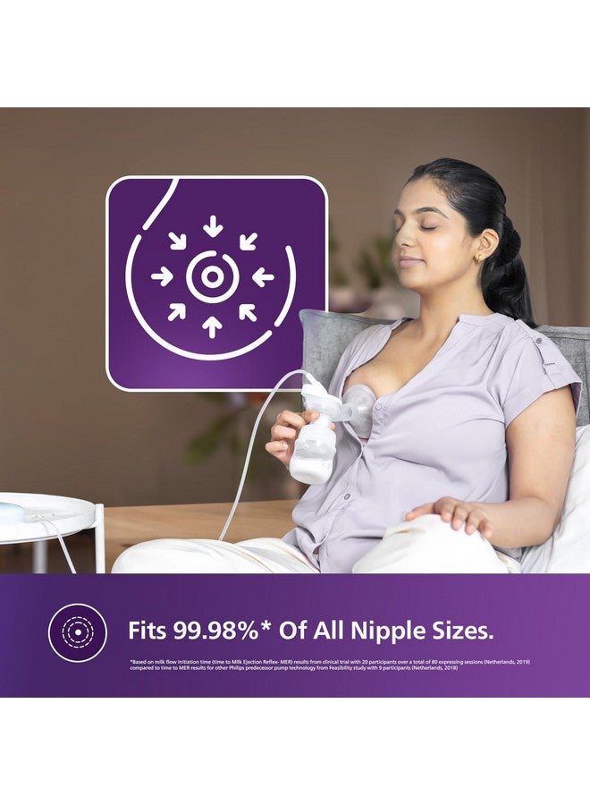 Philips Avent Electric Breast Pump Scf323 | Soft Adaptive Cushion One Size Fits All | Portable & Compact Usb Charging | 4 Stimulation & 4 Expression Modes| Gently Stimulates Milk Flow | Easy To Clean