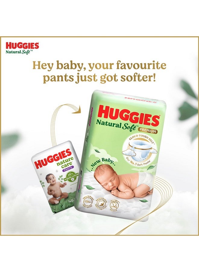 Natural Soft Premium Baby Diaper Pants, Our No.1 Soft Pants, Small (S) Size (4-8 Kgs), Pack Of 46 Diapers | Cloud Softness All Over With India'S 1St Cloud Touch Belt