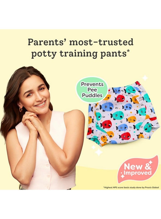 Padded Underwear™ For Babies | For Potty Training & Mess-Free Diaper-Free Time | 3 Layers Of Cotton Padding | Absorb 1 Pee | Pull-Up Style Potty Trainers