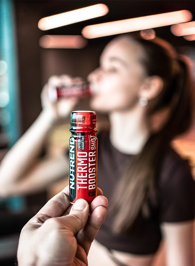 Thermobooster Shot - 20 x 60 ml - Grapefruit Flavor - Caffeine free, Sugar free - Weight Management Energy Drink - Boosts Metabolism & Energy