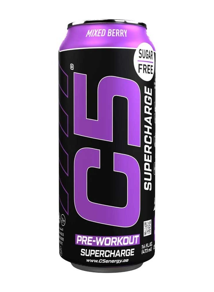 C5 SUPERCHARGE Sugar Free Mixed Berry 473ml Pack of 12