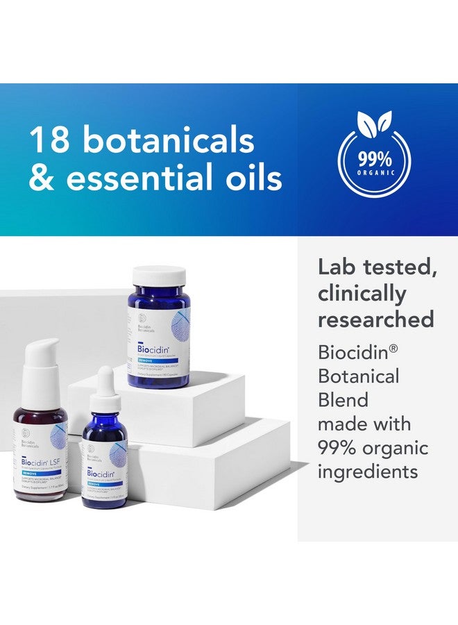 Biocidin Capsules - Gut Cleanse Process & Immune Support Supplement - Supportive Biofilm Disruptor - Promote Digestive Health & Microbial Balance - 18 Botanical Blend (90 Vegan Capsules)