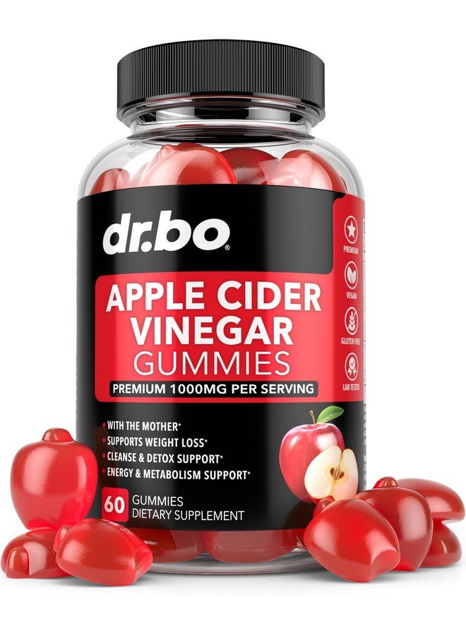 Acv Apple Cider Vinegar Gummies - Natural Support For Advanced Weight Loss, Detox, Cleansing, Digestion & Gut Health - Acv Gummies Supplements With 1000Mg Apple Cider Vinegar Gummies With The Mother