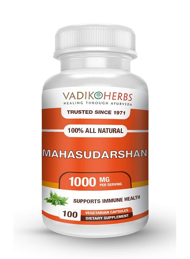 Mahasudarshan Powder 100 Vegicaps | Supports Immunity And Promotes Detoxification, Helps To Maintain Normal Body Temperature