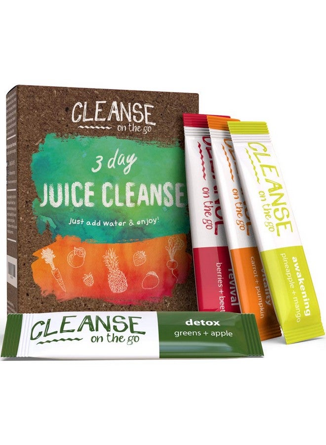 3 Day Juice Cleanse Just Add Water 21 Powder Packets