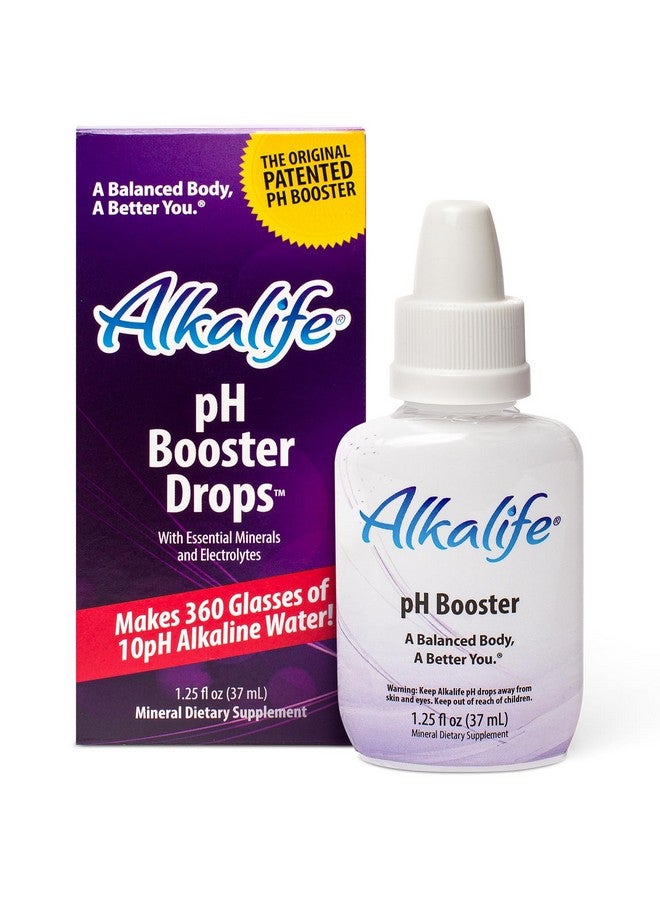 Ph Booster Drops | The First Patented Alkaline Water Booster To Neutralize Acid & Balance Ph For Immune Support, Peak Performance, Detox, Overall Wellness - 1.25Oz