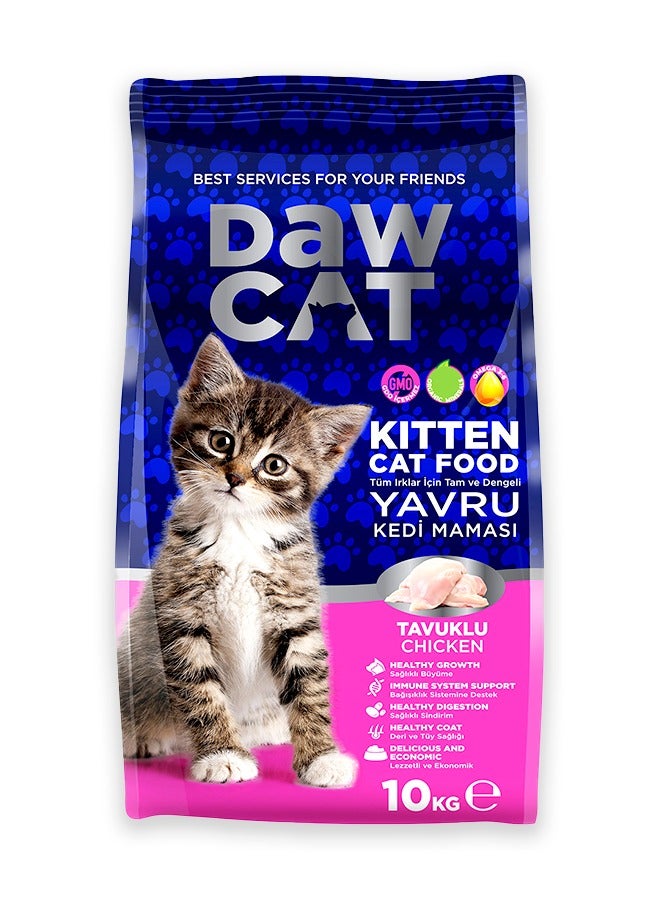 Kitten Cat Food With Chicken - 10 Kg