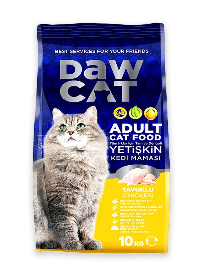 Adult Cat Food With chicken - 10 Kg