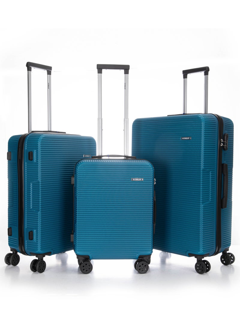 Hard Case Travel Luggage Set 3Pcs With Spinner Wheels 20/24/28 Inches