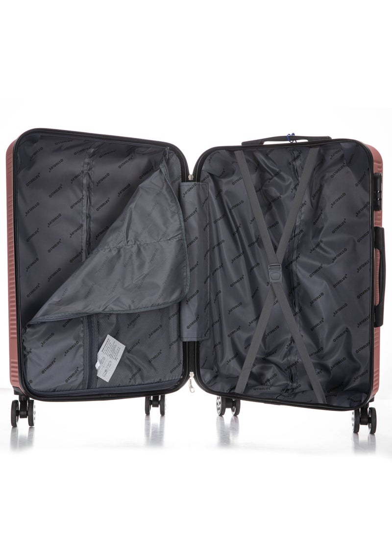 Hard Case Travel Luggage Set 3Pcs With Spinner Wheels 20/24/28 Inches