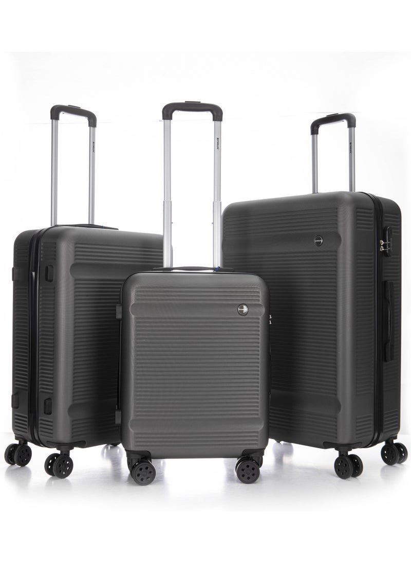 Hard Case Travel Luggage Set 3Pcs With Spinner Wheels 20/24/28 Inches