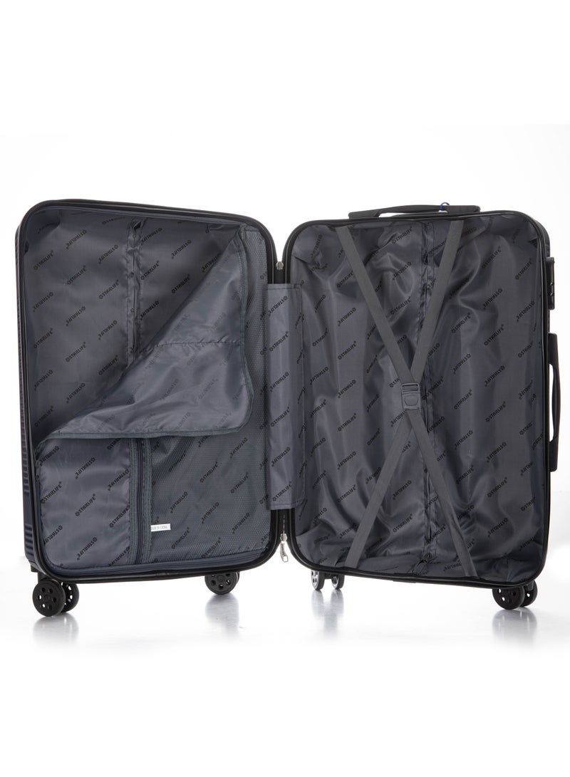 Hard Case Travel Luggage Set 3Pcs With Spinner Wheels 20/24/28 Inches