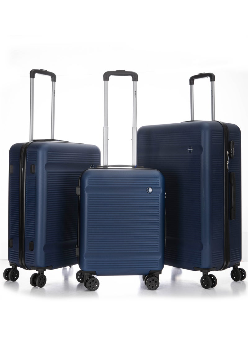 Hard Case Travel Luggage Set 3Pcs With Spinner Wheels 20/24/28 Inches