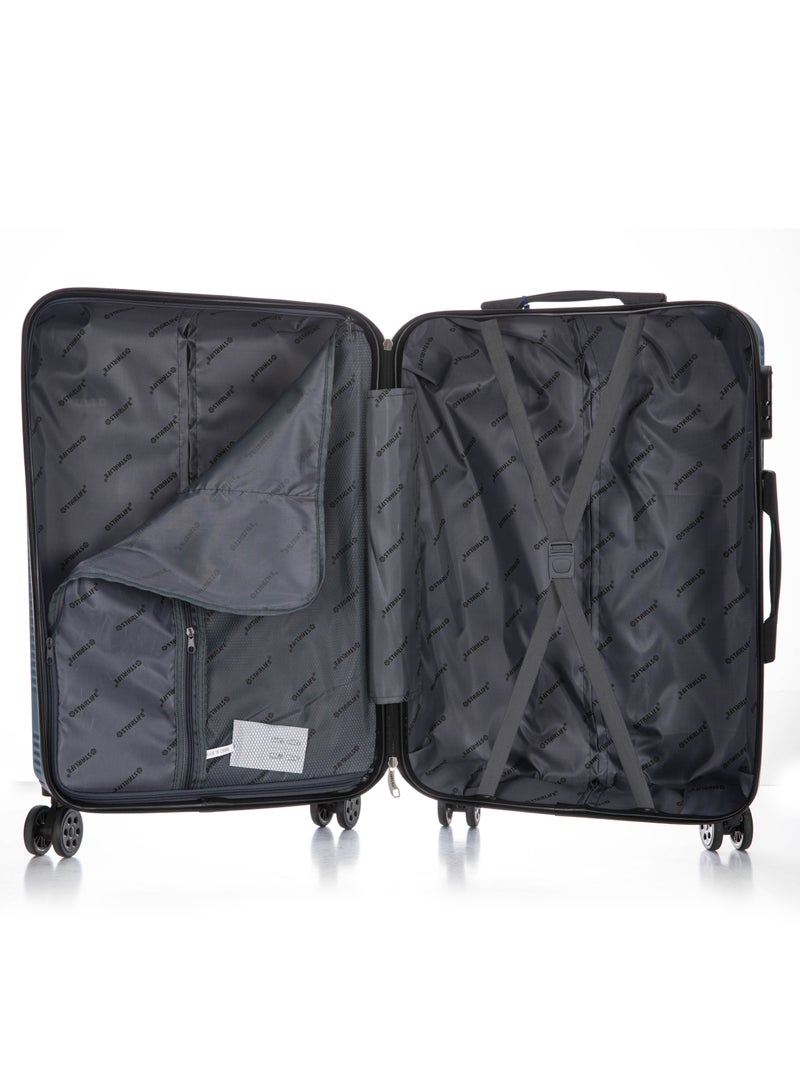 Hard Case Travel Luggage Set 3Pcs With Spinner Wheels 20/24/28 Inches