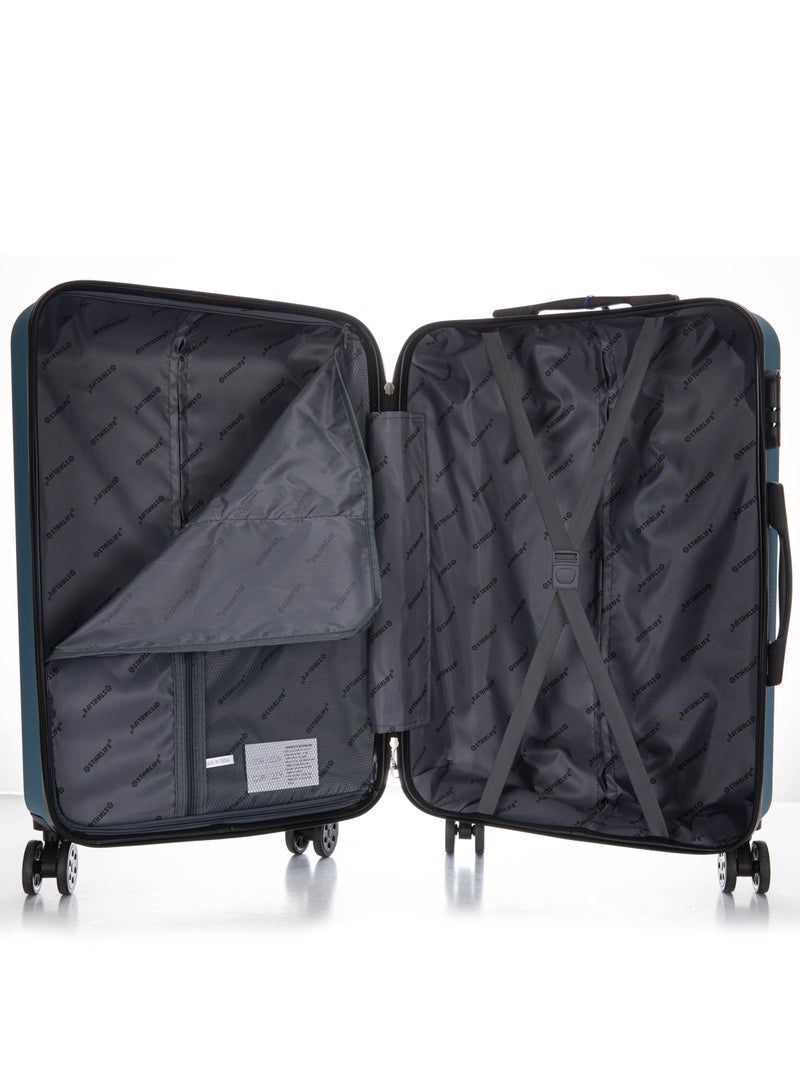 Hard Case Travel Luggage Set 3Pcs With Spinner Wheels 20/24/28 Inches